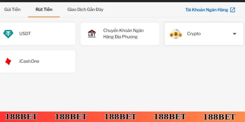 Chọn phương thức nạp tiền, rút tiền phù hợp