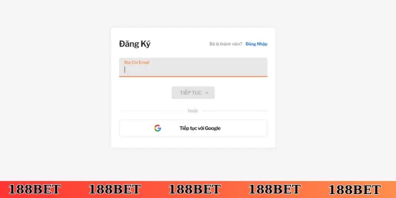 Chuẩn bị thông tin để đăng ký, đăng nhập tại 188Bet