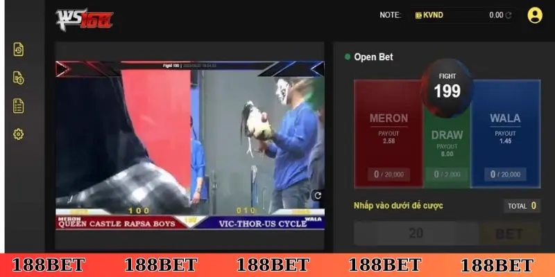 Sảnh game đá gà 188Bet mang đến những trải nghiệm chân thật