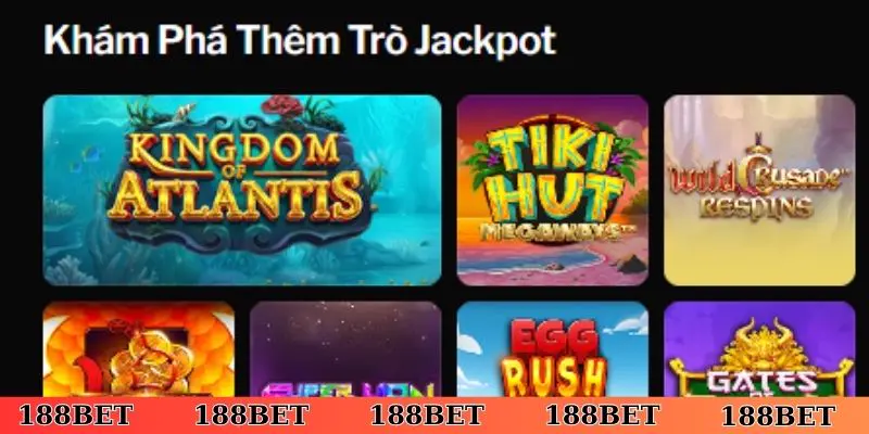 Slot game nổ hũ 188Bet chủ đề phiêu lưu hấp dẫn
