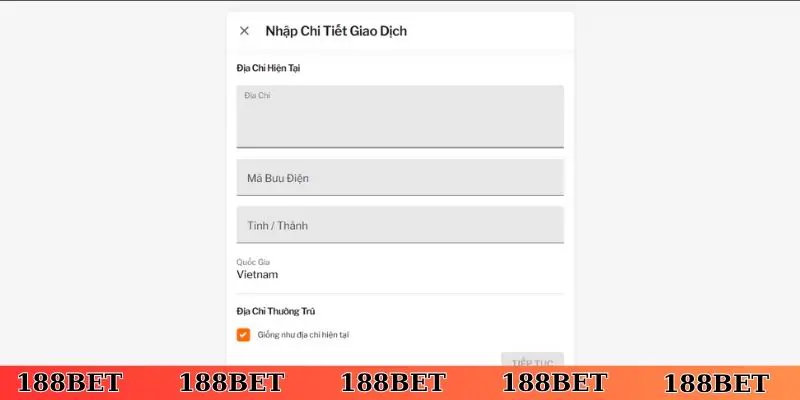 Xác minh mức độ bảo mật tài khoản khi nạp tiền, rút tiền